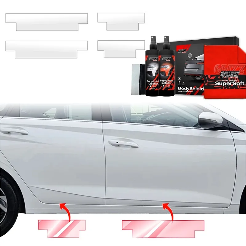 Akce Ochranné fólie na prahy Hyundai i20 III Facelift (od roku 2023>) GRIZZ Protector, 4 ks