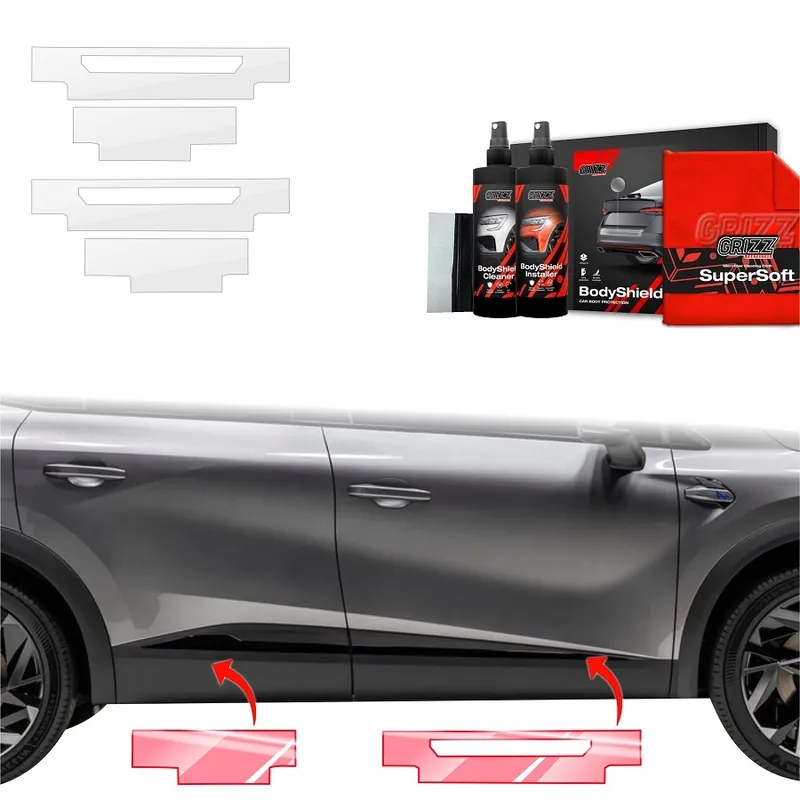 Výprodej Ochranné fólie na prahy Renault Captur II Facelift (od roku 2024>) GRIZZ Protector, 4 ks