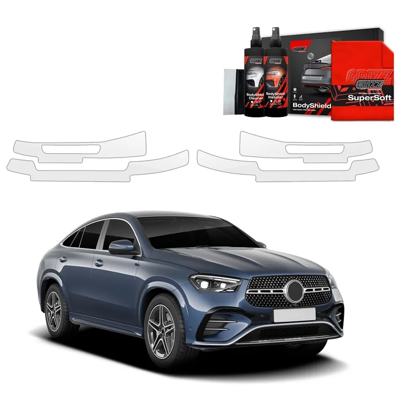 Autentický Ochranné fólie na prahy Mercedes Benz GLE II Facelift (od roku 2023>) GRIZZ Protector, 4 ks