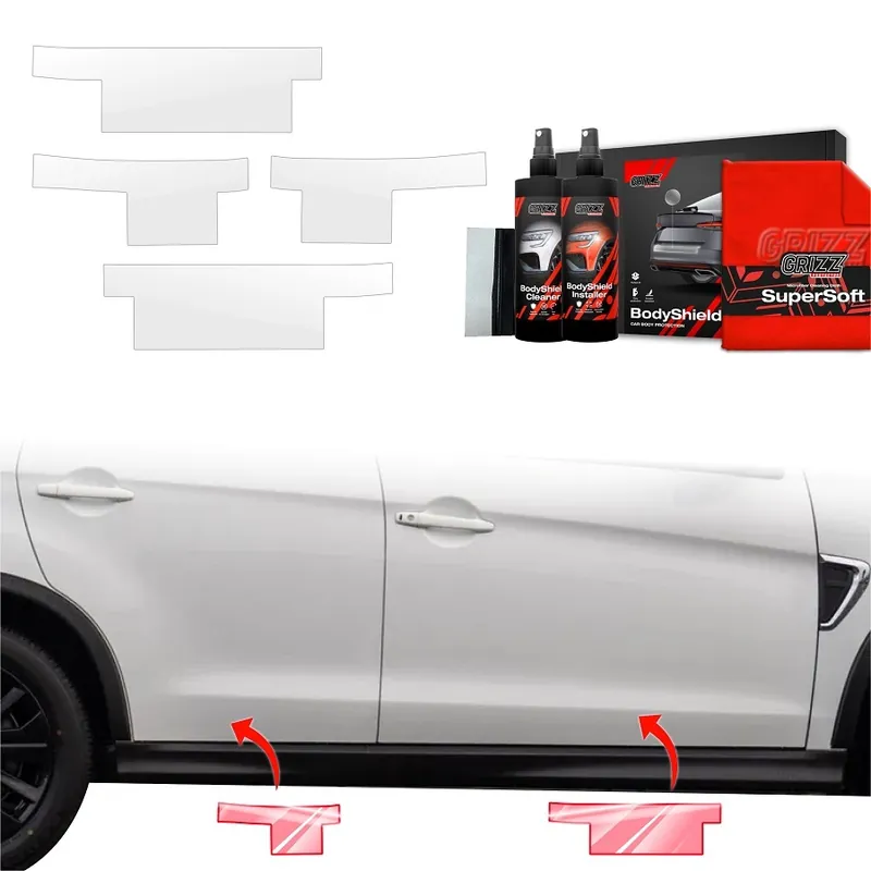 Ochranné fólie na prahy Mitsubishi ASX II Facelift (od roku 2024>) GRIZZ Protector, 4 ks Sleva