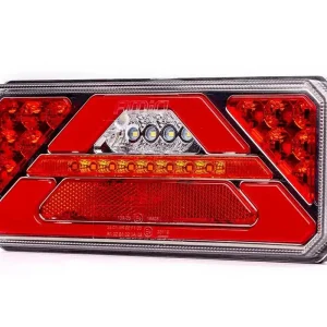 Hit Sezóny LED dynamické světlo na přívěsy AMIO, 5 funkcí, 236x104 mm, levé