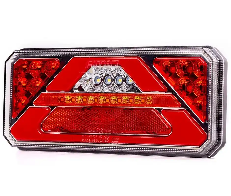 Hit Sezóny LED dynamické světlo na přívěsy AMIO, 5 funkcí, 236x104 mm, levé
