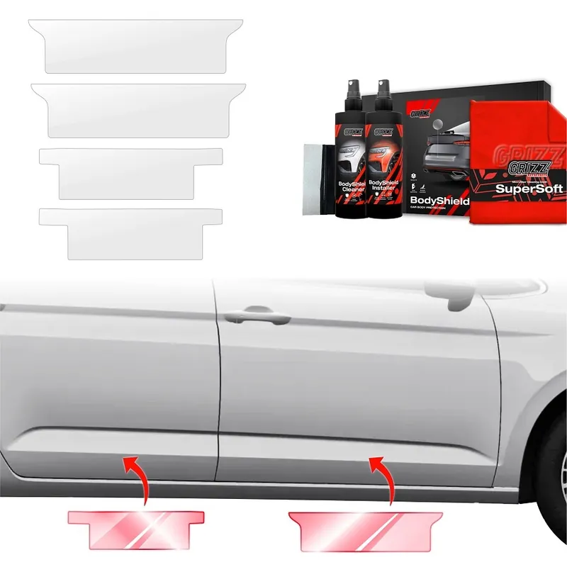 Speciální Cena Ochranné fólie na prahy Volkswagen Touran II (od roku 2024>) GRIZZ Protector, 4 ks