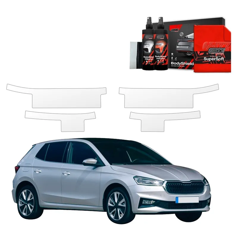 Cenová Bomba Ochranné fólie na prahy Škoda Fabia IV (od roku 2021>) GRIZZ Protector, 4 ks
