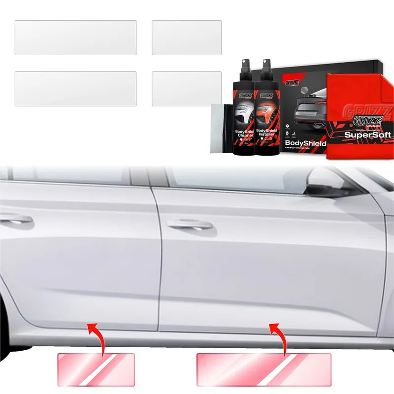 Ochranné fólie na prahy Škoda Kamiq (od roku 2019>) GRIZZ Protector, 4 ks Koupit Online