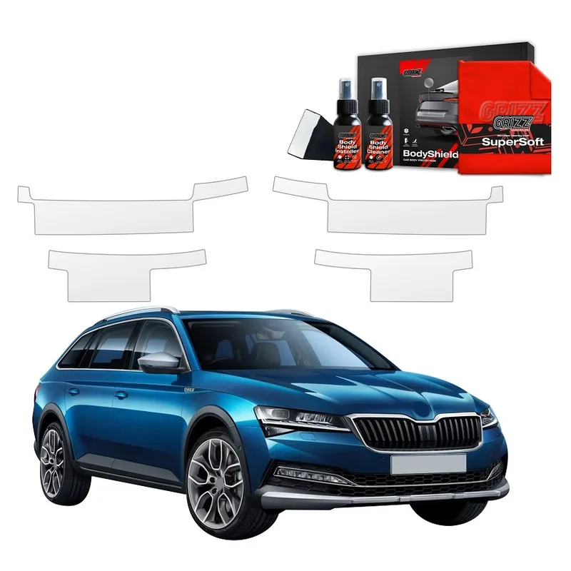 Objednat Nyní Ochranné fólie na prahy Škoda Superb III Combi (2019 - 2024) GRIZZ Protector, 4 ks