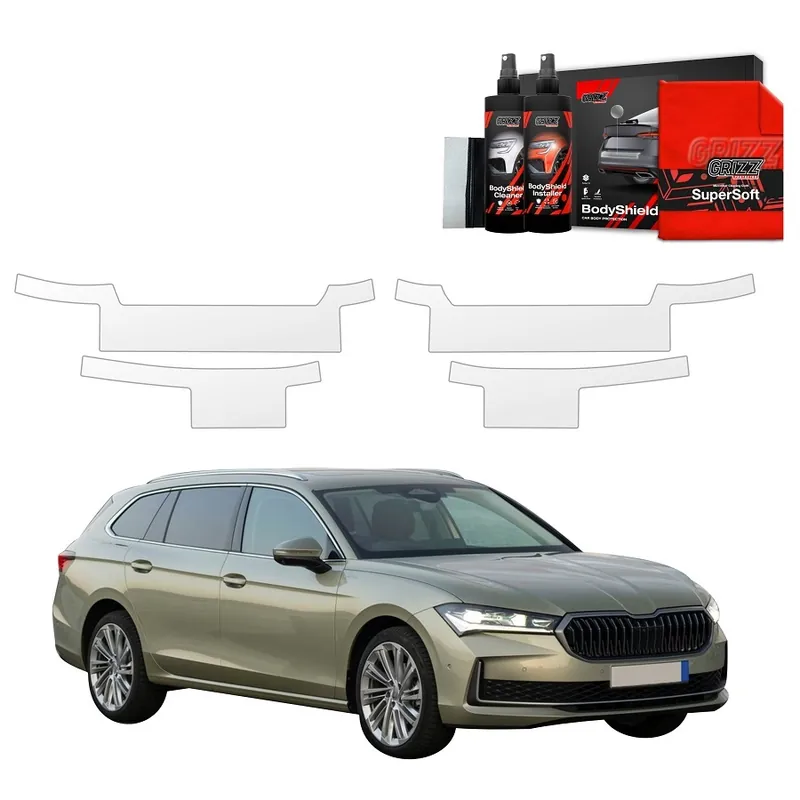 Super Cena Ochranné fólie na prahy Škoda Superb IV Combi (od roku 2023>) GRIZZ Protector, 4 ks