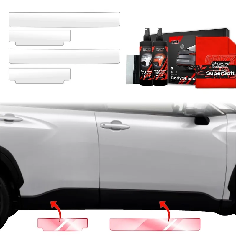 Ochranné fólie na prahy Toyota Corolla Cross (od roku 2022>) GRIZZ Protector, 4 ks Horká Nabídka