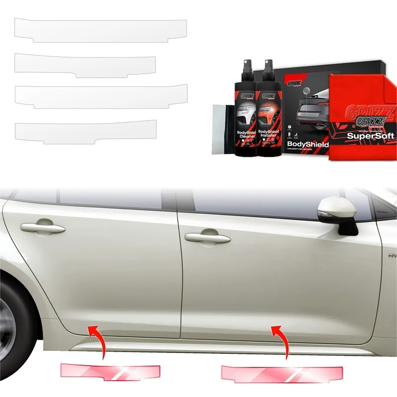 Ochranné fólie na prahy Toyota Corolla XII Combi Facelift (od roku 2023>) GRIZZ Protector, 4 ks Nová Kolekce