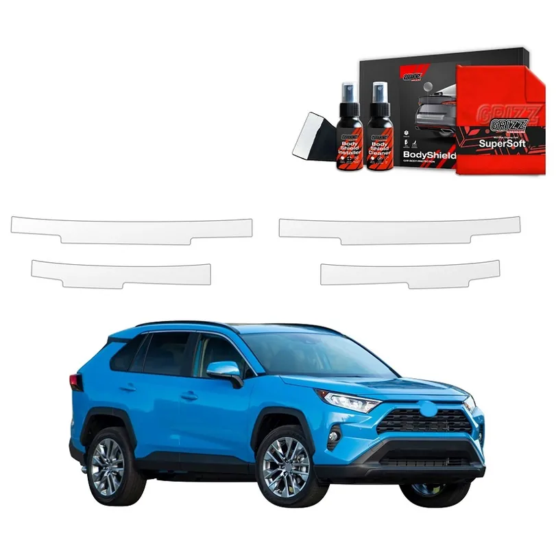 Značkový Ochranné fólie na prahy Toyota RAV4 V (2021 - 2025) GRIZZ Protector, 4 ks