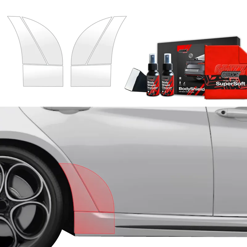 Super Cena Ochranné fólie podblatníků Alfa Romeo Giulia Facelift (od roku 2023>) GRIZZ Protector, 6 ks