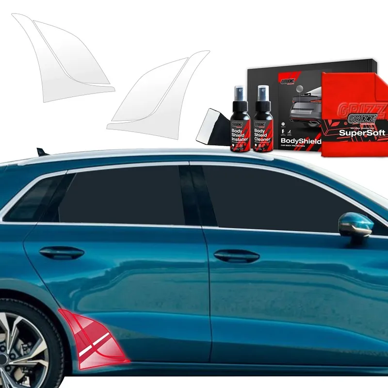 Ochranné fólie podblatníků Audi A3 Sportback (2020 - 2023) GRIZZ Protector, 4 ks Výprodej