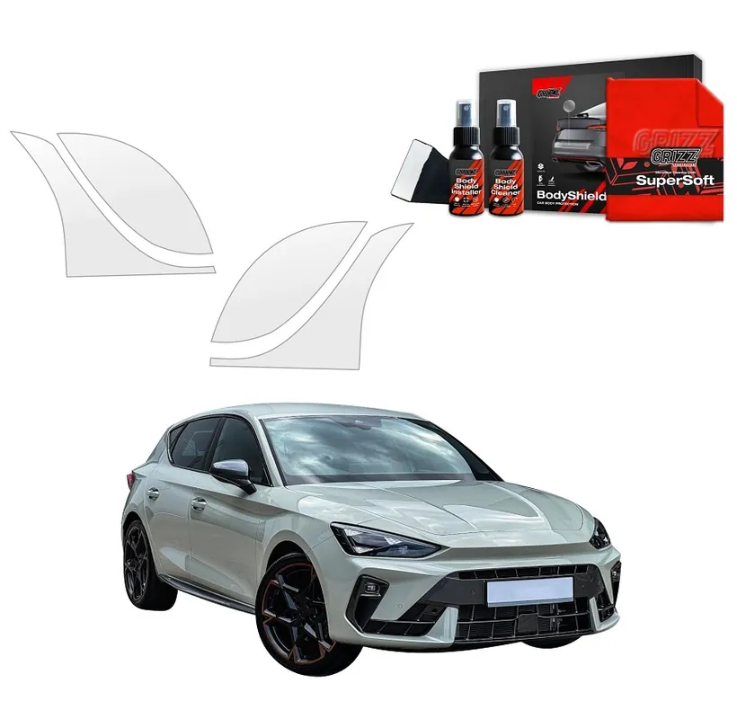 Zlevněný Ochranné fólie podblatníků Cupra Leon Hatchback (od roku 2024>) GRIZZ Protector, 4 ks