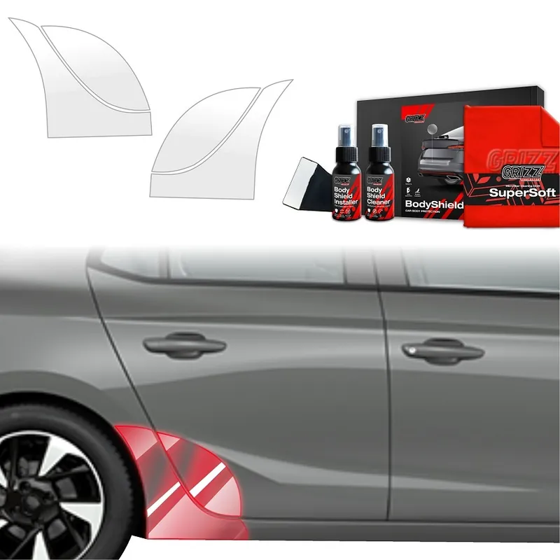Ochranné fólie podblatníků Opel Corsa F Facelift (od roku 2023>) GRIZZ Protector, 4 ks Akce