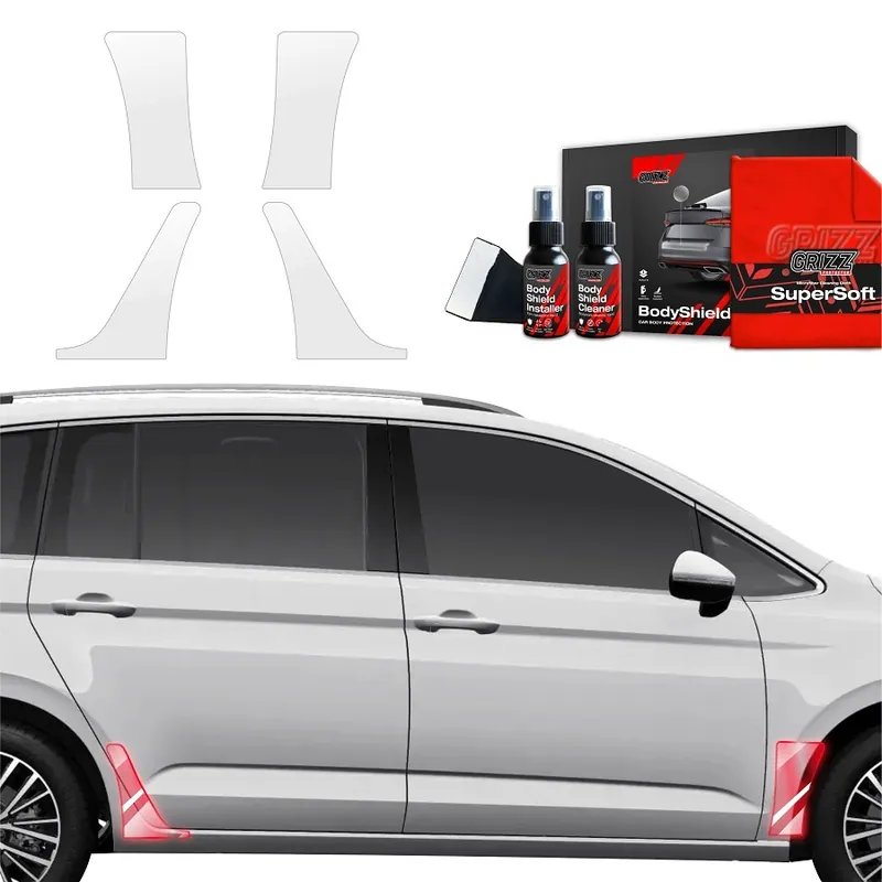 Ochranné fólie podblatníků Volkswagen Touran II (od roku 2024>) GRIZZ Protector, 4 ks Přímo Od Výrobce