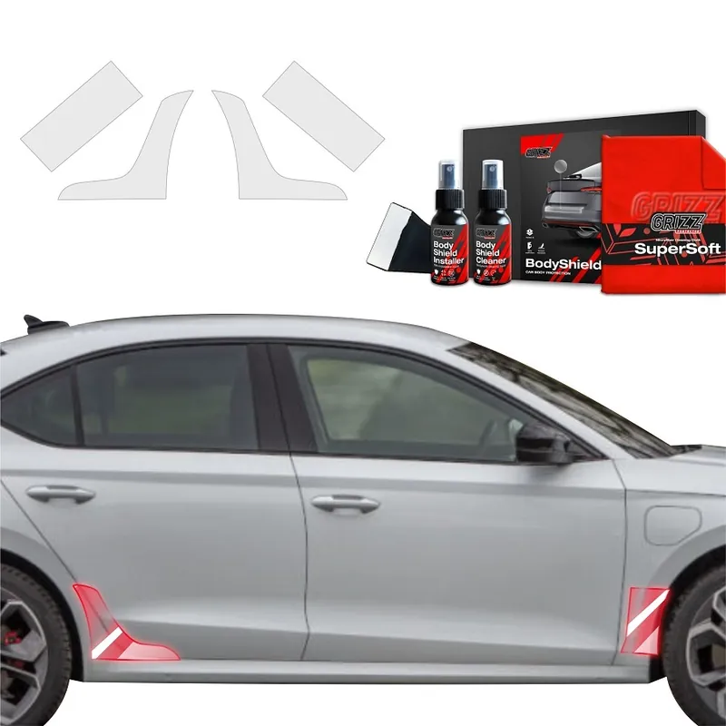 Ochranné fólie podblatníků Škoda Octavia IV Liftback (od roku 2019>) GRIZZ Protector, 4 ks Cenově Výhodný