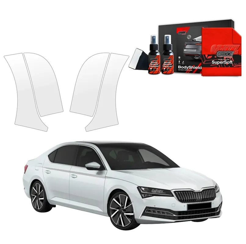 Cenový Hit Ochranné fólie podblatníků Škoda Superb III Liftback (2019 - 2023) GRIZZ Protector, 4 ks