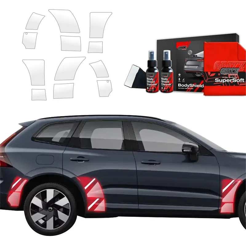 Ochranné fólie podblatníků Volvo XC60 II (od roku 2021>) GRIZZ Protector, 12 ks Akční Cena