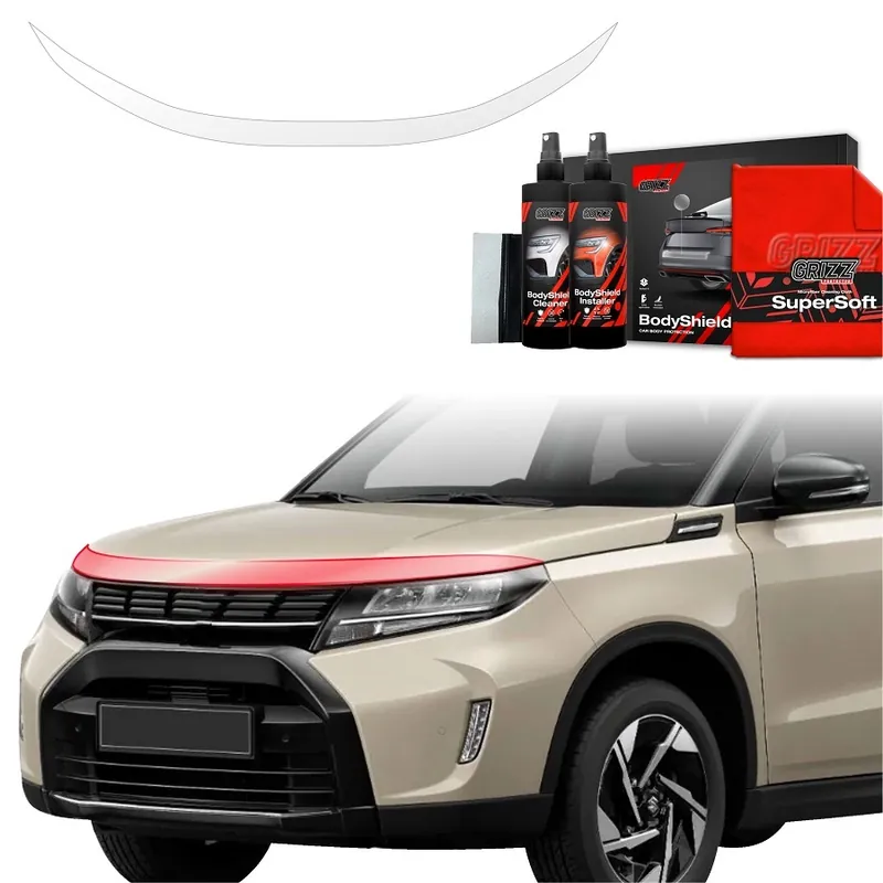 Značkový Ochranná fólie kapoty Suzuki Vitara II Facelift (od roku 2024>) GRIZZ Protector, 1 ks