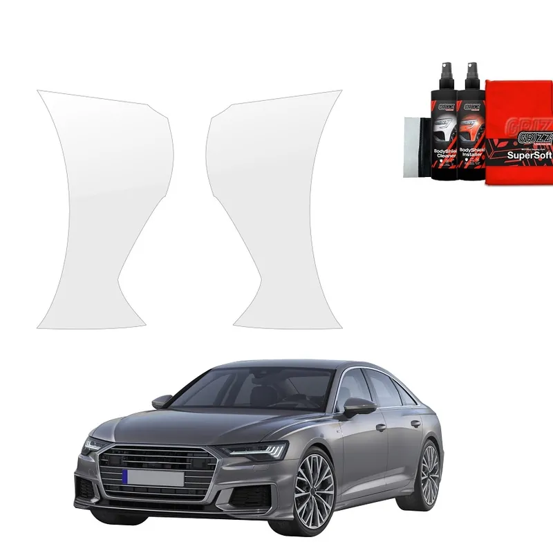 Nejprodávanější Ochranné fólie předního nárazníku Audi A6 Sedan (2018 - 2023) GRIZZ Protector, 2 ks
