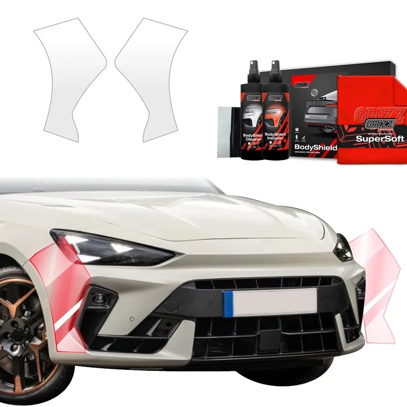 Ochranné fólie předního nárazníku Cupra Leon Combi (od roku 2024>) GRIZZ Protector, 2 ks Výprodej
