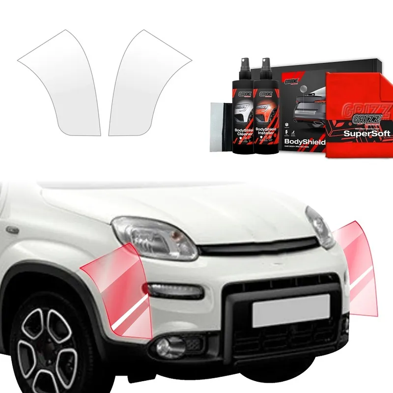 Ochranné fólie předního nárazníku Fiat Panda III (od roku 2019>) GRIZZ Protector, 2 ks Cenový Hit