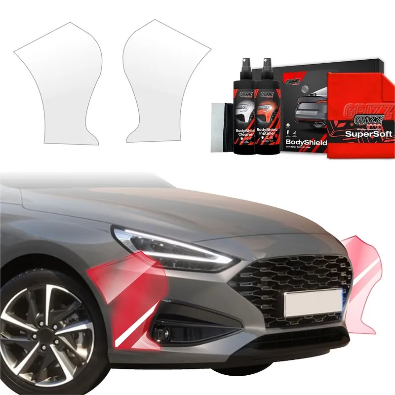 Horká Nabídka Ochranné fólie předního nárazníku Hyundai i30 III Hatchback Facelift (od roku 2020>) GRIZZ Protector, 2 ks