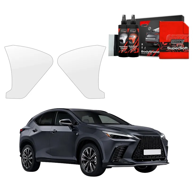 Expresní Doručení Ochranné fólie předního nárazníku Lexus NX II (od roku 2021>) GRIZZ Protector, 2 ks