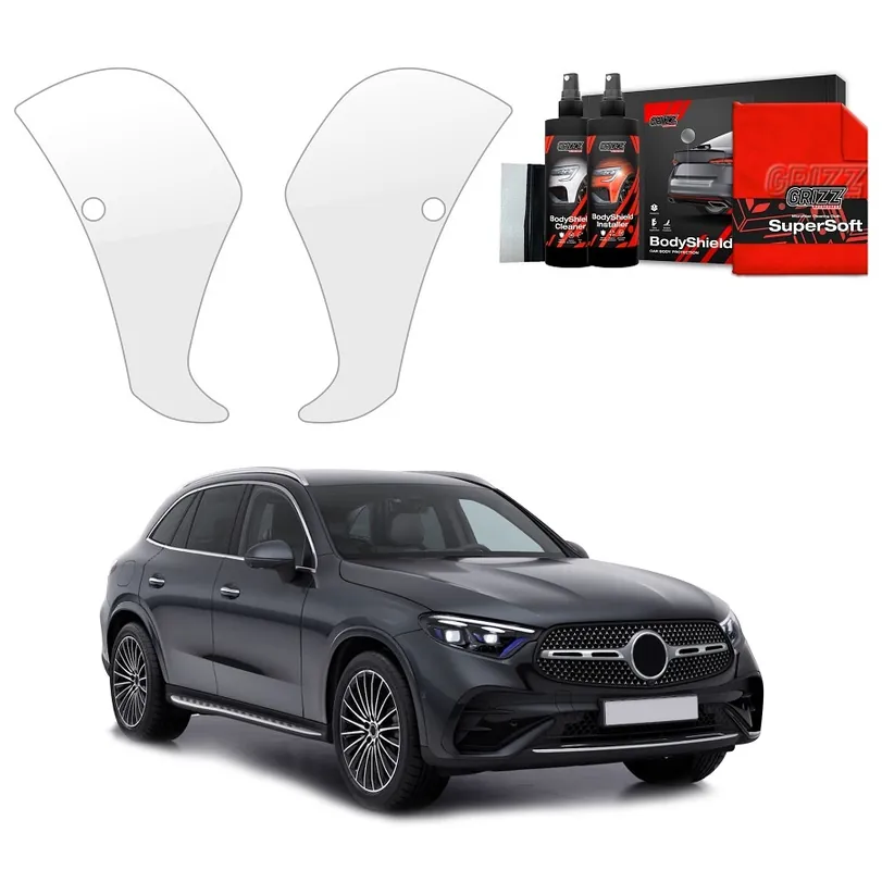 Cenově Výhodný Ochranné fólie předního nárazníku Mercedes Benz GLC II X254 (od roku 2022>) GRIZZ Protector, 2 ks