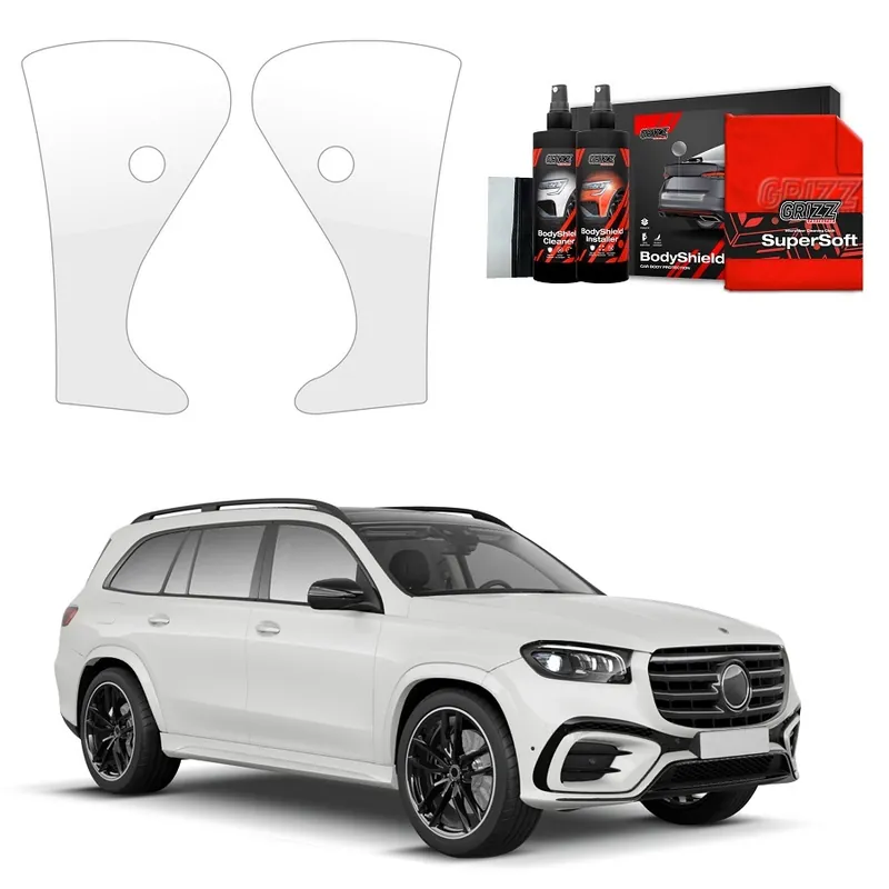 Nejlepší Cena Ochranné fólie předního nárazníku Mercedes Benz GLS X167 (od roku 2023>) GRIZZ Protector, 2 ks