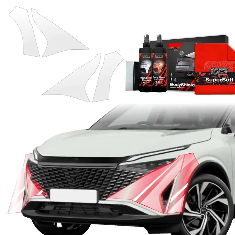 Ochranné fólie předního nárazníku Nissan Qashqai III Facelift (od roku 2024>) GRIZZ Protector, 4 ks Horká Nabídka