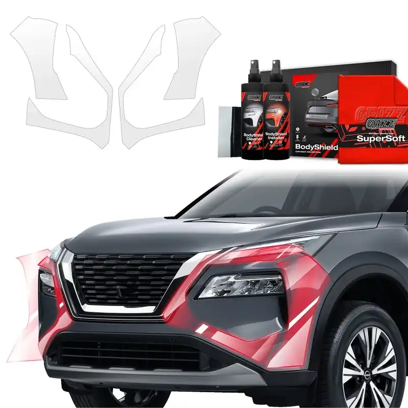 Super Cena Ochranné fólie předního nárazníku Nissan X-Trail IV (od roku 2024>) GRIZZ Protector, 4 ks