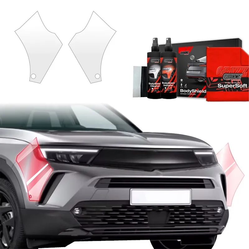 Ochranné fólie předního nárazníku Opel Mokka B (od roku 2020>) GRIZZ Protector, 2 ks Expresní Doručení