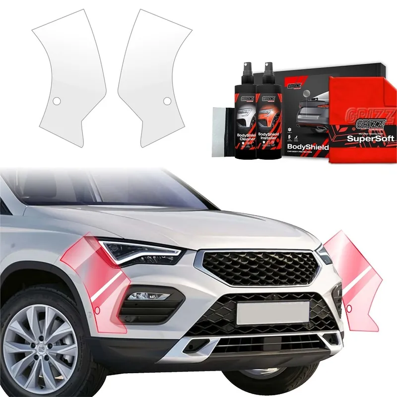 Cenový Hit Ochranné fólie předního nárazníku Seat Ateca Facelift (od roku 2020>) GRIZZ Protector, 2 ks
