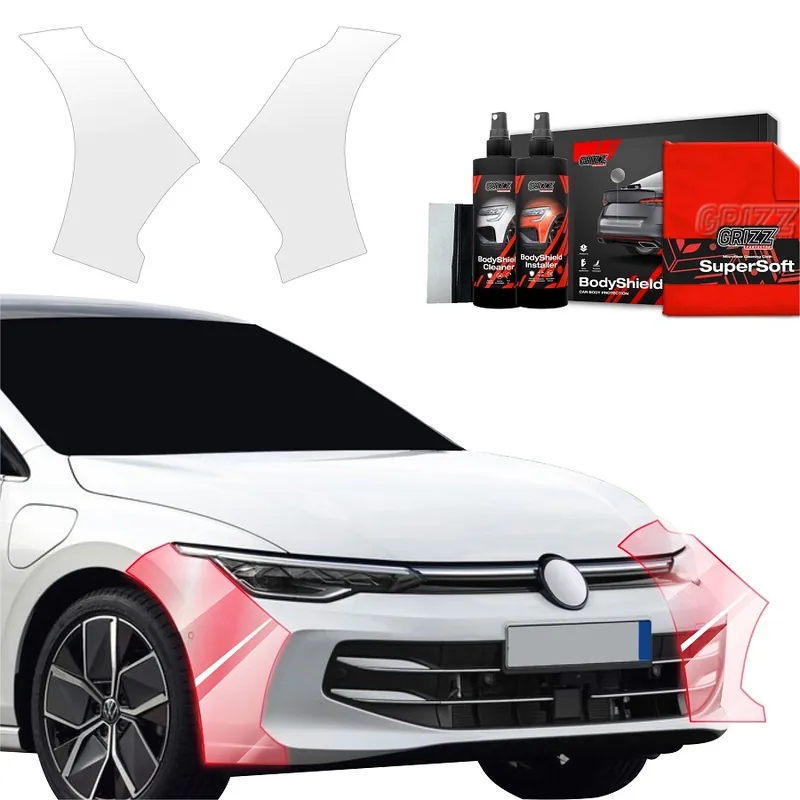 Ochranné fólie předního nárazníku Volkswagen Golf VIII Hatchback (od roku 2024>) GRIZZ Protector, 2 ks Cenová Bomba
