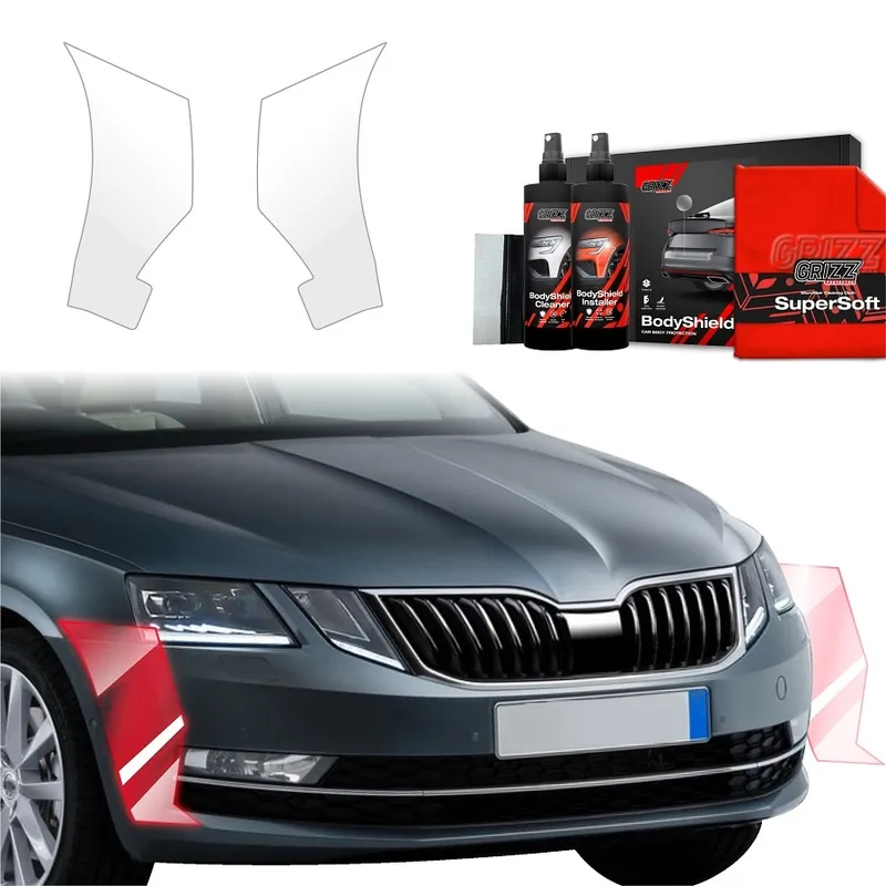 Ochranné fólie předního nárazníku Škoda Octavia III (2017 - 2020) GRIZZ Protector, 2 ks Koupit Online