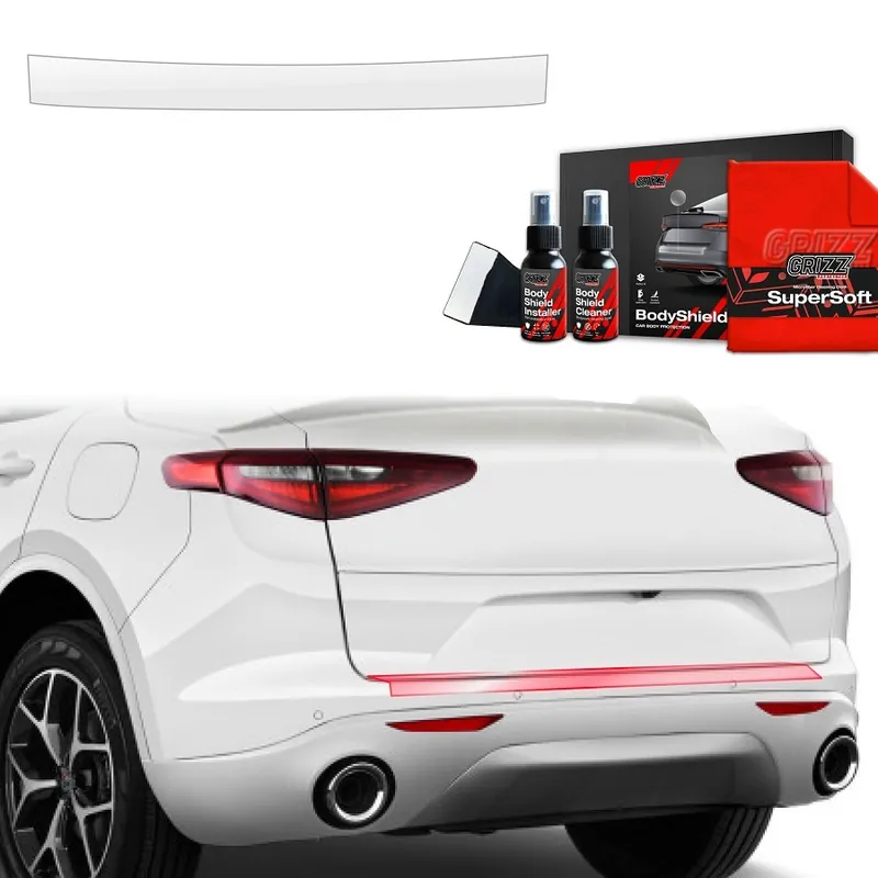 Rychlé Dodání Ochranná fólie zadního nárazníku Alfa Romeo Stelvio (od roku 2016>) GRIZZ Protector, 1 ks