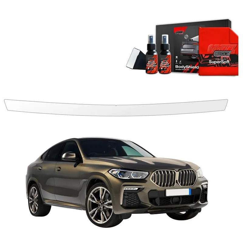 Ochranná fólie zadního nárazníku BMW X6M G06 (2019 - 2023) GRIZZ Protector, 1 ks Výprodej