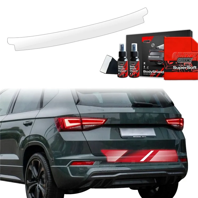 Aktuální Ochranná fólie zadního nárazníku Cupra Ateca (od roku 2020>) GRIZZ Protector, 1 ks