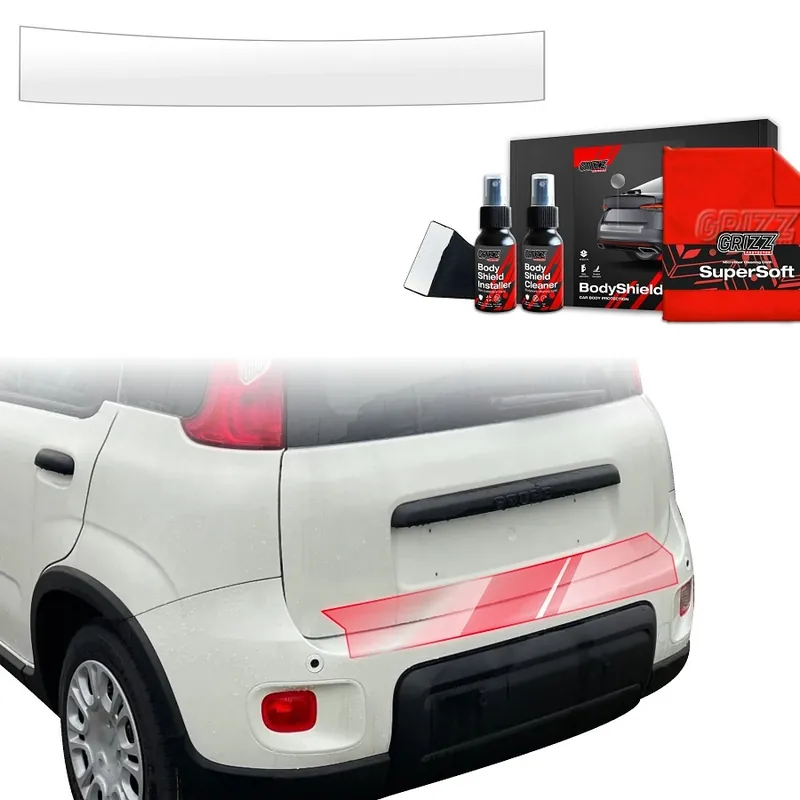 Vysoce Kvalitní Ochranná fólie zadního nárazníku Fiat Panda III (od roku 2019>) GRIZZ Protector, 1 ks
