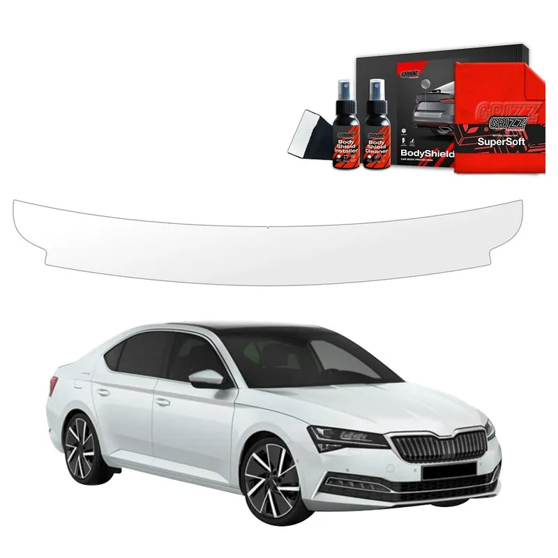 Zlevněný Ochranná fólie zadního nárazníku Škoda Superb III Liftback (2019 - 2023) GRIZZ Protector, 1 ks