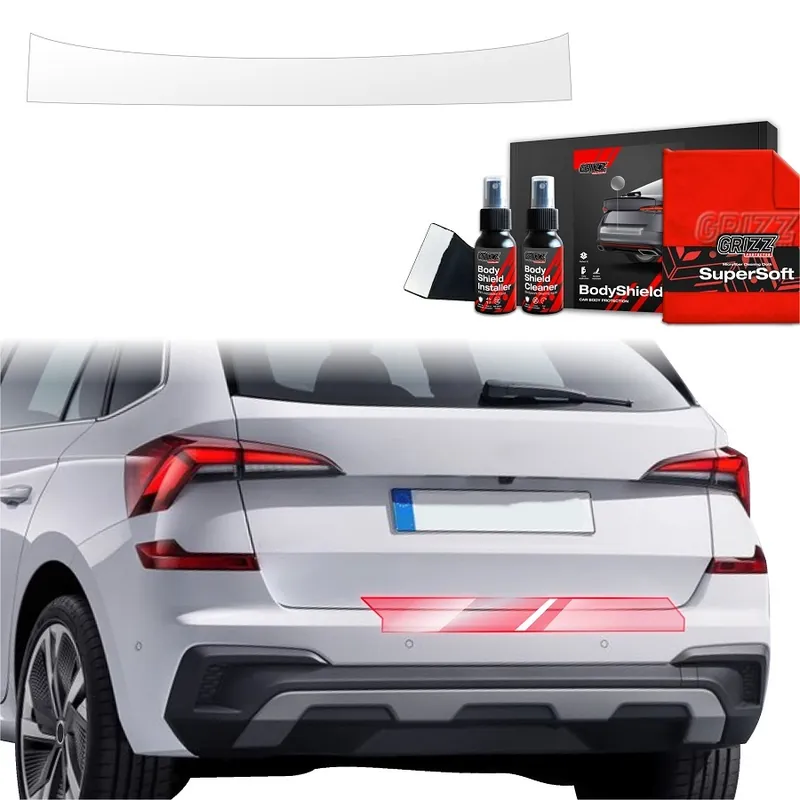Must-Have Ochranná fólie zadního nárazníku Škoda Kamiq (od roku 2019>) GRIZZ Protector, 1 ks