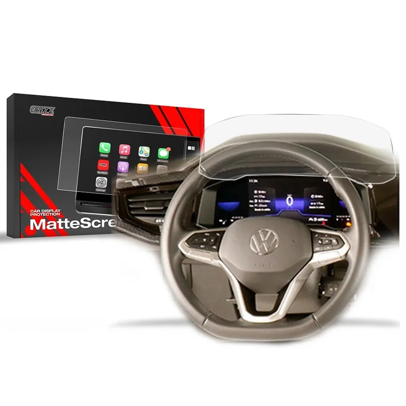 Matná fólie na displej GRIZZ Protector pro Volkswagen Polo VI (od roku 2023>) - displej Digital Cockpit 8" Poslední Šance