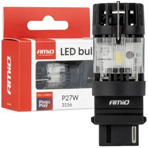 Oblíbený CAN-BUS LED žárovka T25 P27W (W2.5x16q) bílá AMIO LumiTec