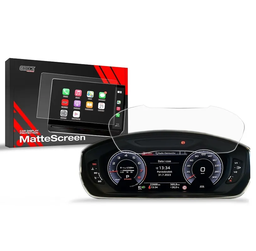 Matná fólie na displej GRIZZ Protector pro Audi Q3 (2020 - 2025) - displej Virtual Cockpit 10,25" Kup Teď