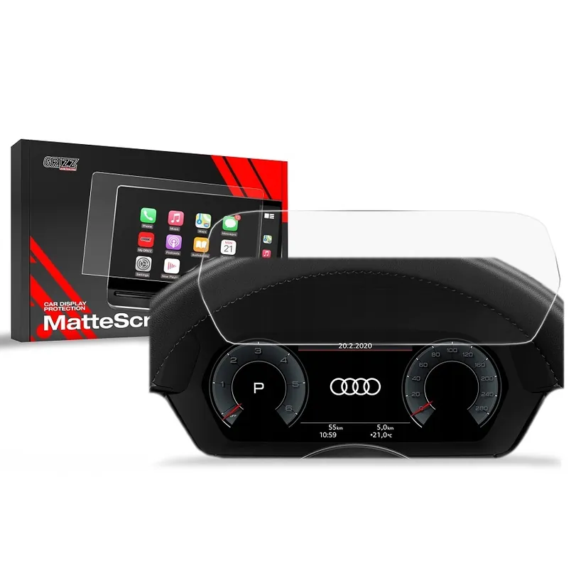 Matná fólie na displej GRIZZ Protector pro Audi A3 (od roku 2020>) - displej Virtual Cockpit Plus 12,3" Poslední Šance