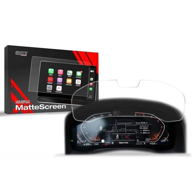 Matná fólie na displej GRIZZ Protector pro BMW 4 G22 G82 G23 (2020 - 2023) - displej Live Cockpit Sensor 12,3" Super Cena