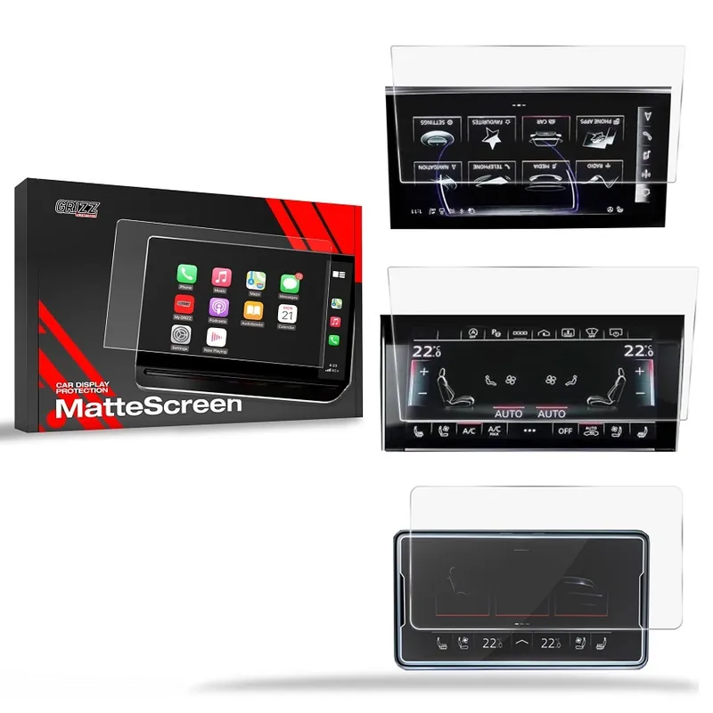 Matné fólie na displej GRIZZ Protector 3v1 pro Audi A8 (2021 - 2026) Oblíbený