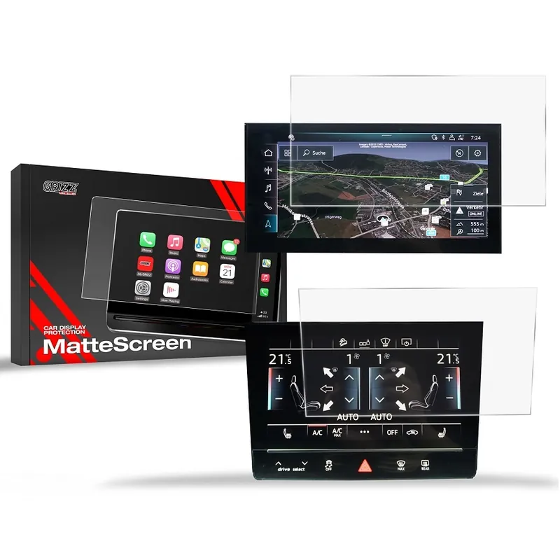 Časově Omezené Matné fólie na displej GRIZZ Protector 2v1 pro Audi Q8 e-tron (od roku 2022>)