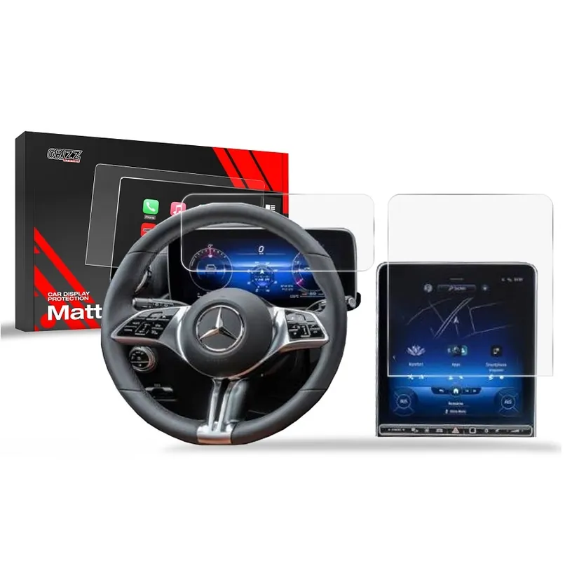 Matné fólie na displej GRIZZ Protector 2v1 pro Mercedes Benz S W223 (od roku 2020>) Super Cena